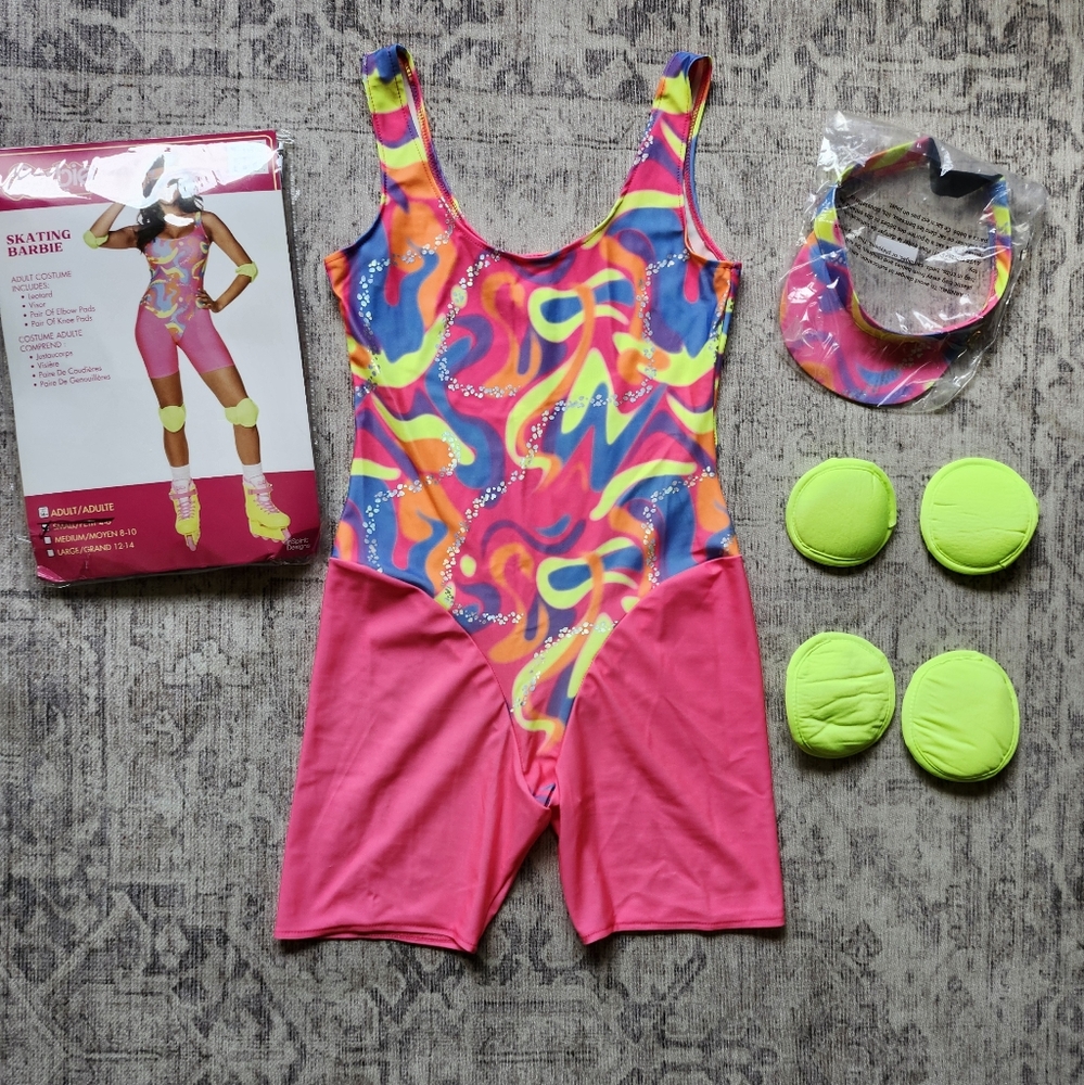 Barbie Skating Costume Womens MEDIUM 8-10